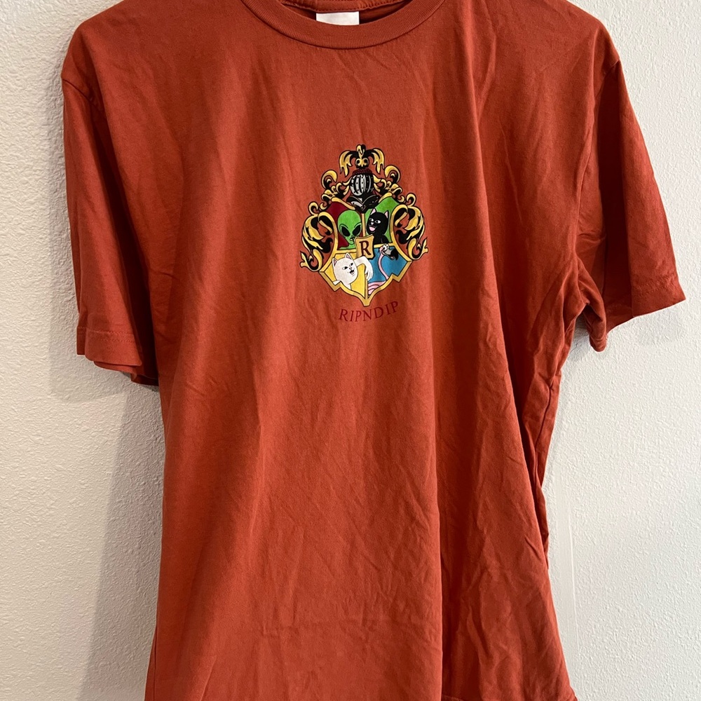 Ripndip Harry Potter Cat Orange T Shirt Retro